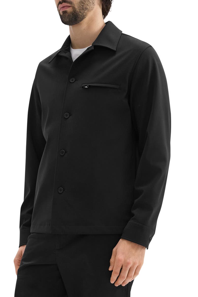 Theory Overshirt in Precision Ponte Jacket (Men) | Nordstrom