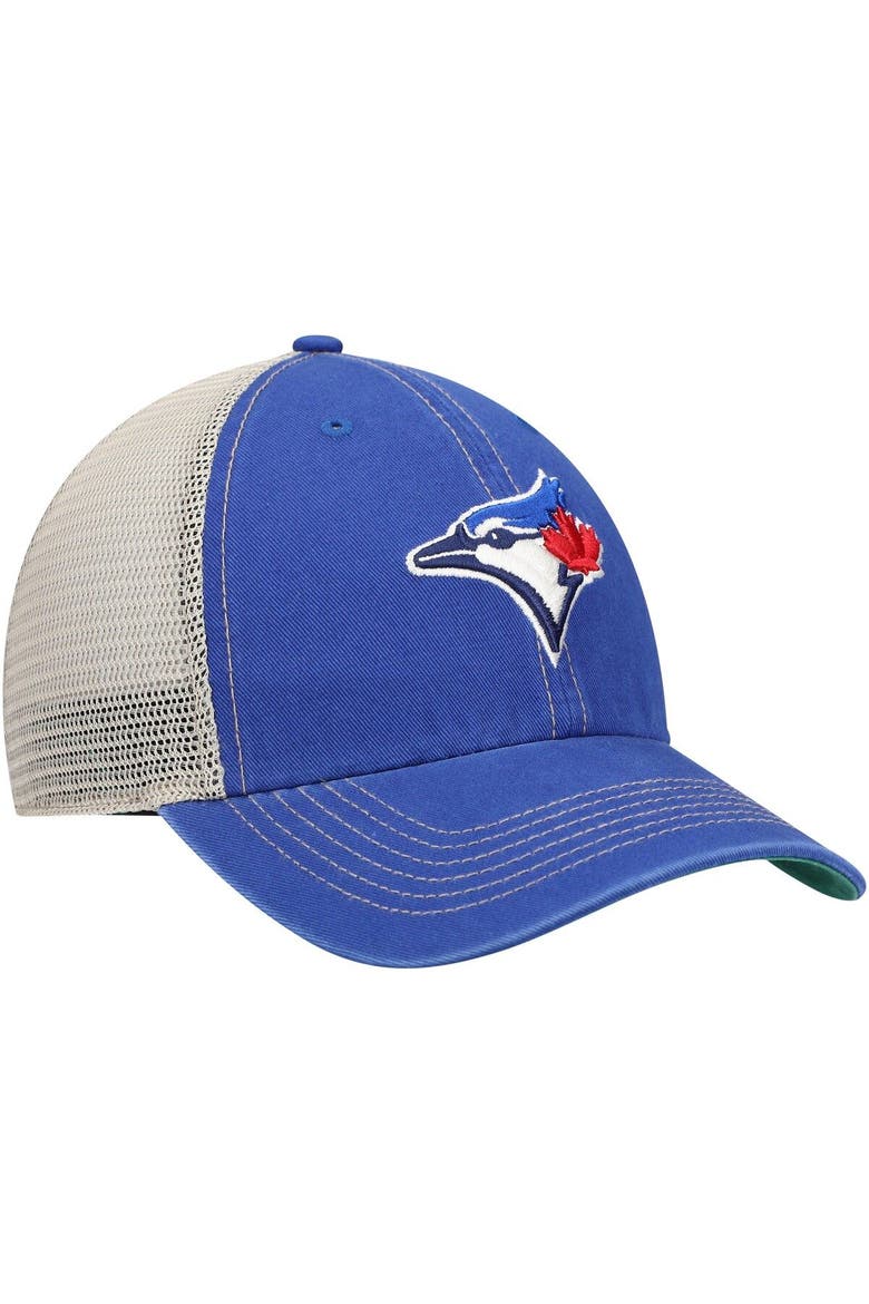 Men's '47 Royal Toronto Blue Jays Trawler Clean Up Trucker Snapback Hat, Alternate, color, Royal