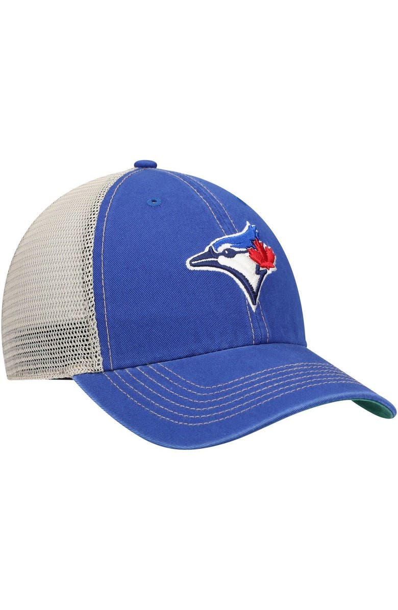 '47 Men's '47 Royal Toronto Blue Jays Trawler Clean Up Trucker Snapback Hat, Alternate, color, 
