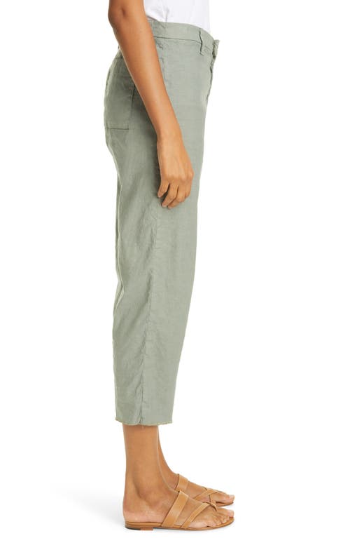 FRANK & EILEEN FRANK & EILEEN KINSALE PERFORMANCE COTTON & LINEN CROP PANTS 