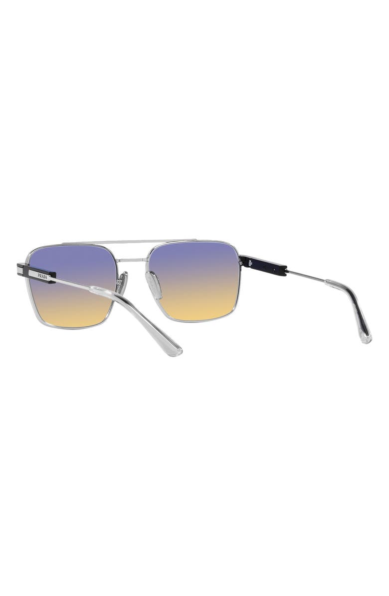 Prada 56mm Gradient Pillow Sunglasses, Alternate, color, 