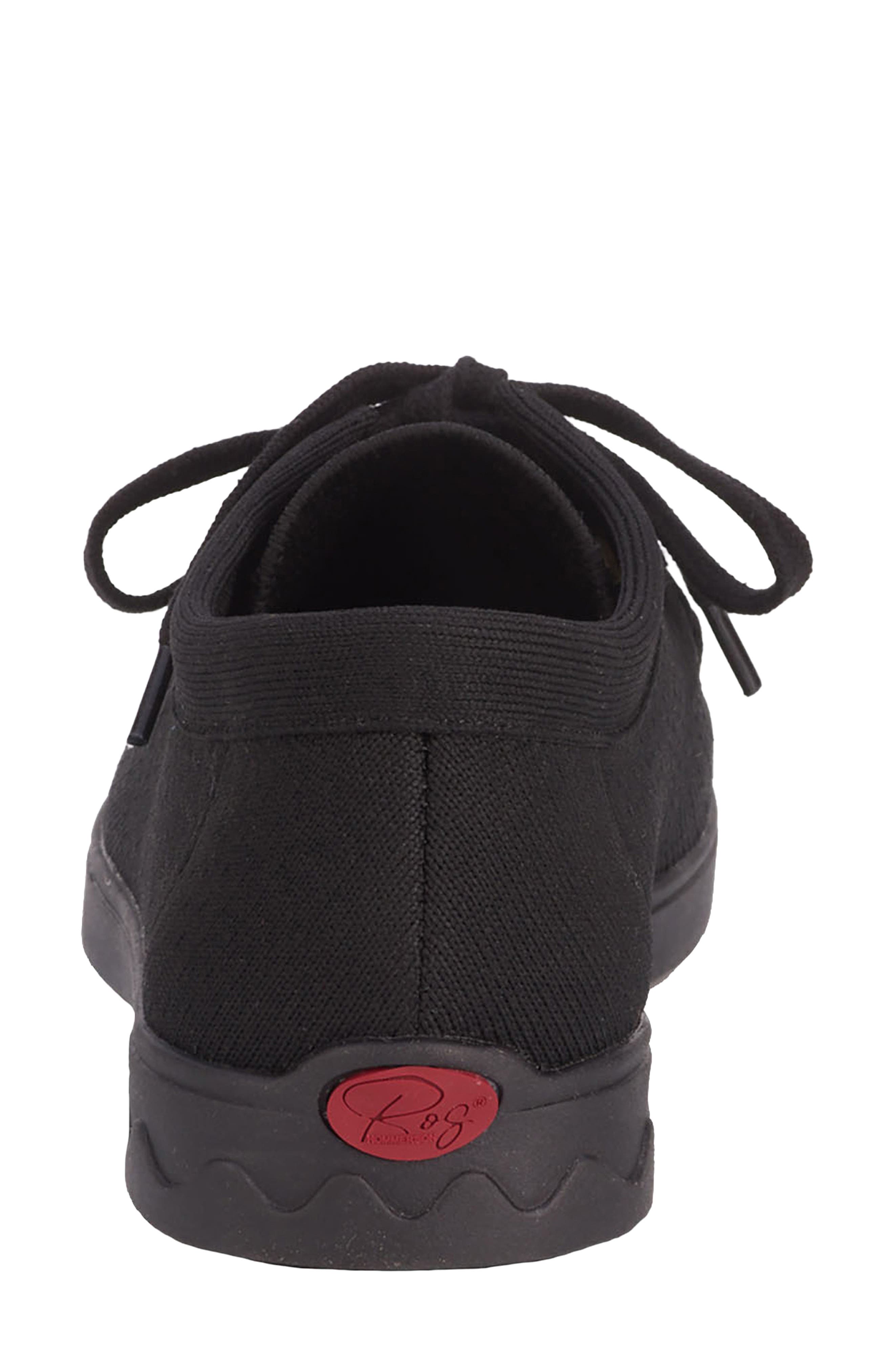 Ros Hommerson Greer Water Resistant Lace-Up Shoe, Alternate, color, Black Knit