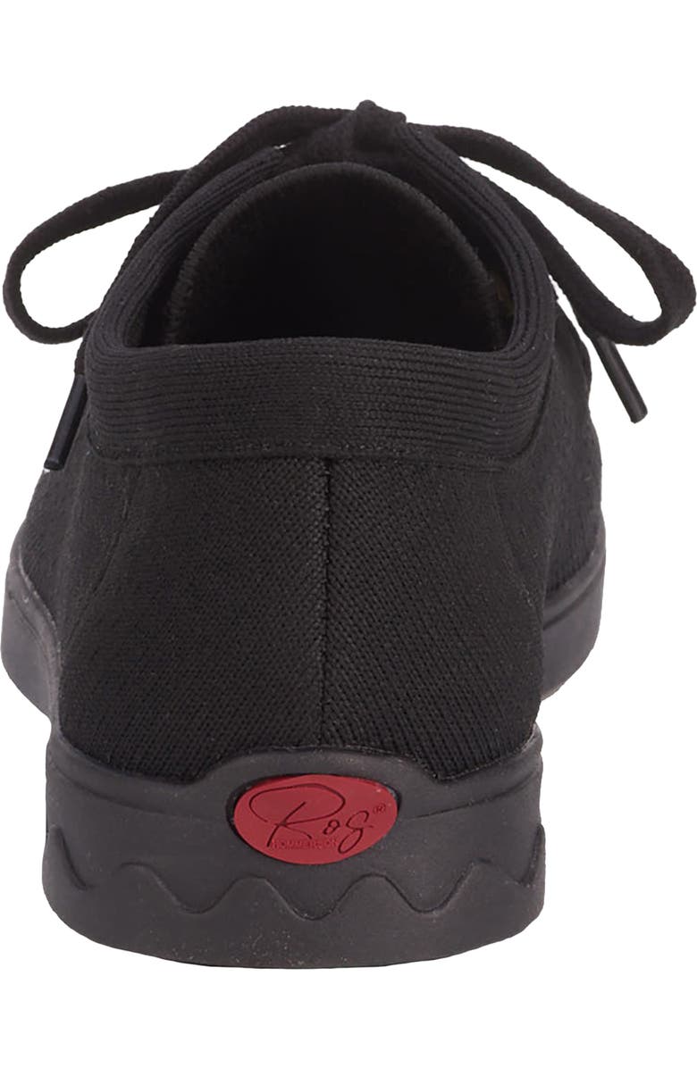 Ros Hommerson Greer Water Resistant Lace-Up Shoe, Alternate, color, Black Knit