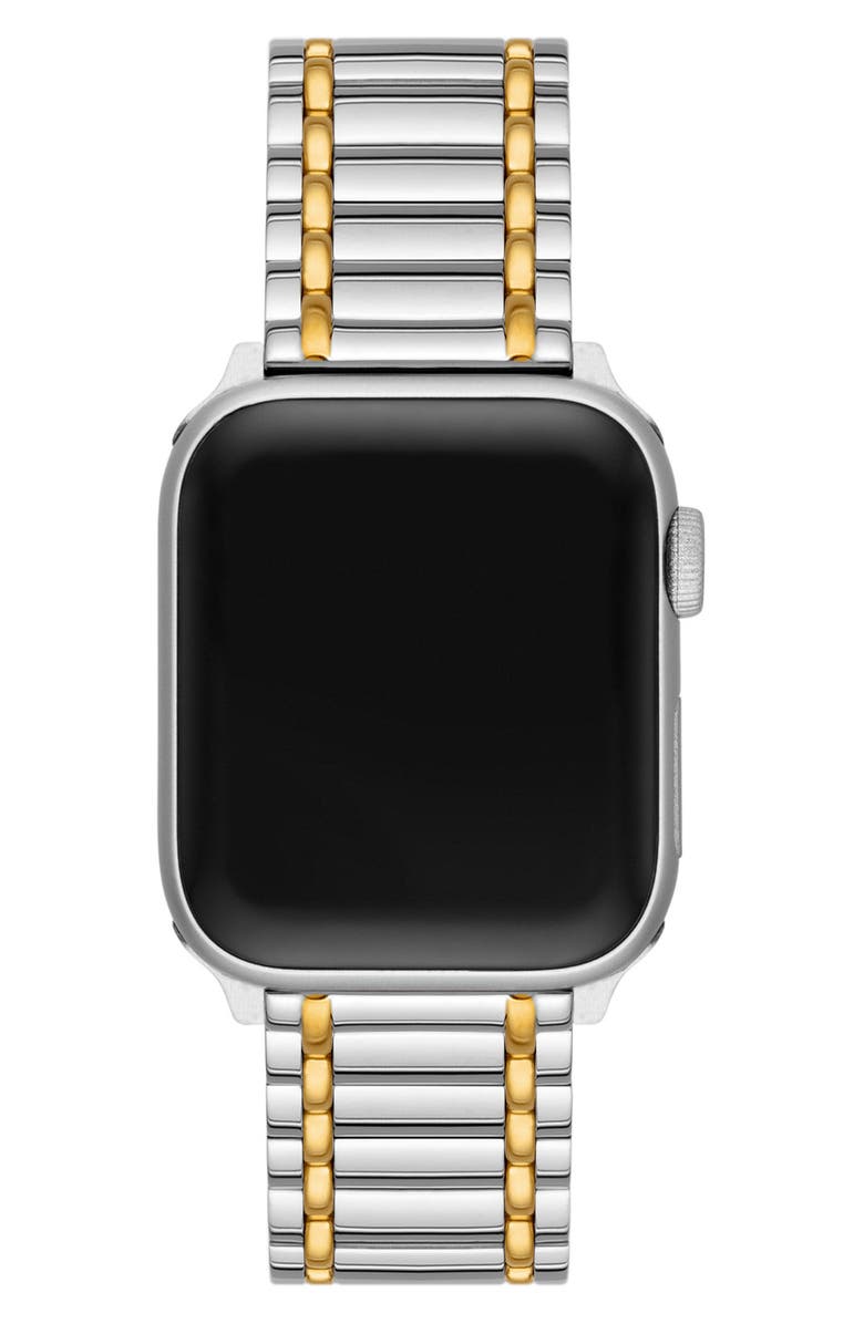 Tory Burch The Miller 20mm Apple Watch<sup>®</sup> Bracelet Watchband, Alternate, color, Two-Tone