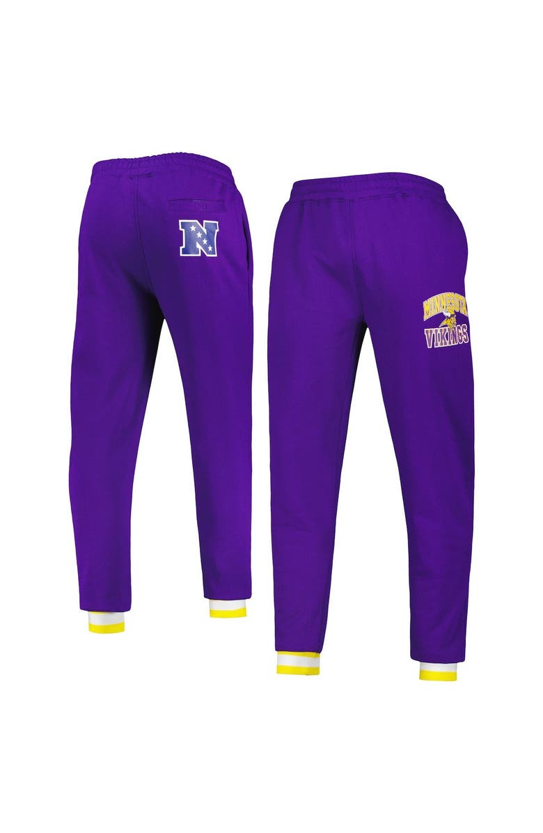 STARTER Men's Starter Purple Minnesota Vikings Blitz Fleece Jogger Pants, Main, color, Purple