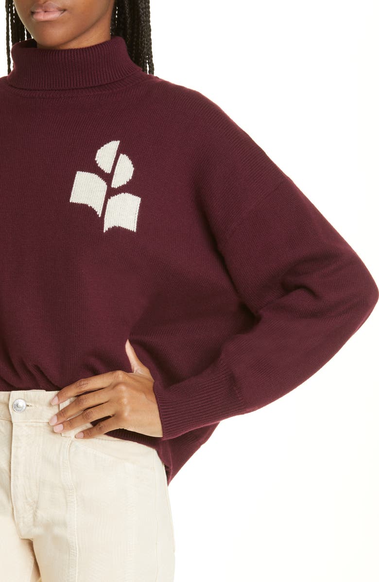 Isabel Marant Étoile Nash Turtleneck Sweater, Alternate, color, 