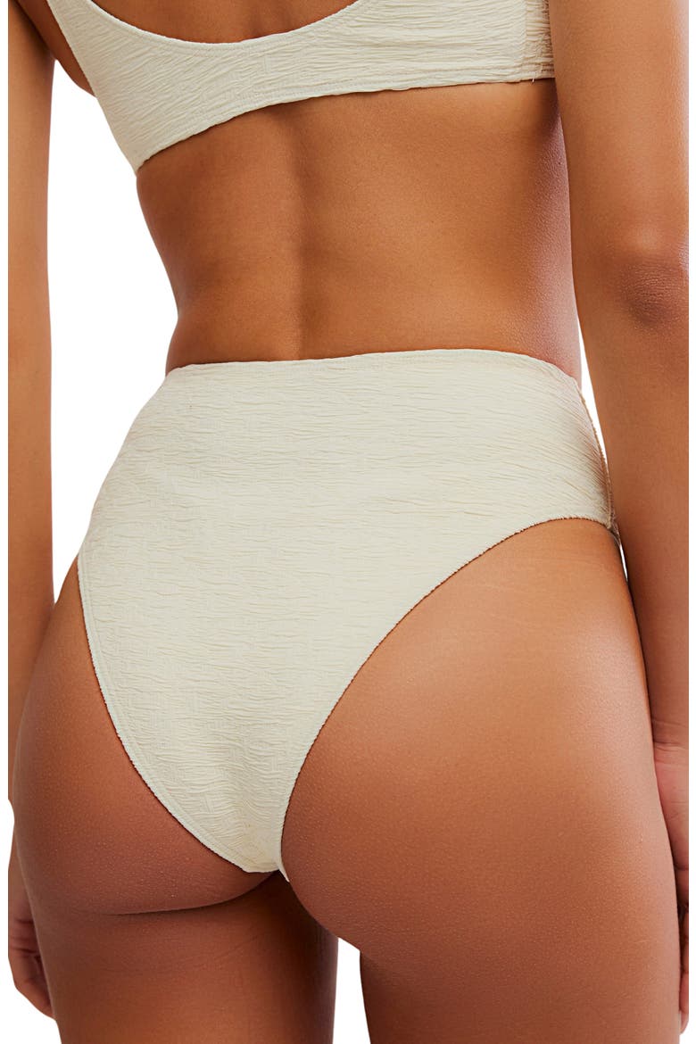 Tess Knotted High Waist Bikini Bottoms, Alternate, color, AFTERGLOW