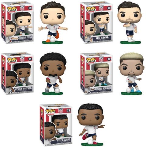 USMNT (2026 World Cup) Funko Pop! Soccer Set (5)