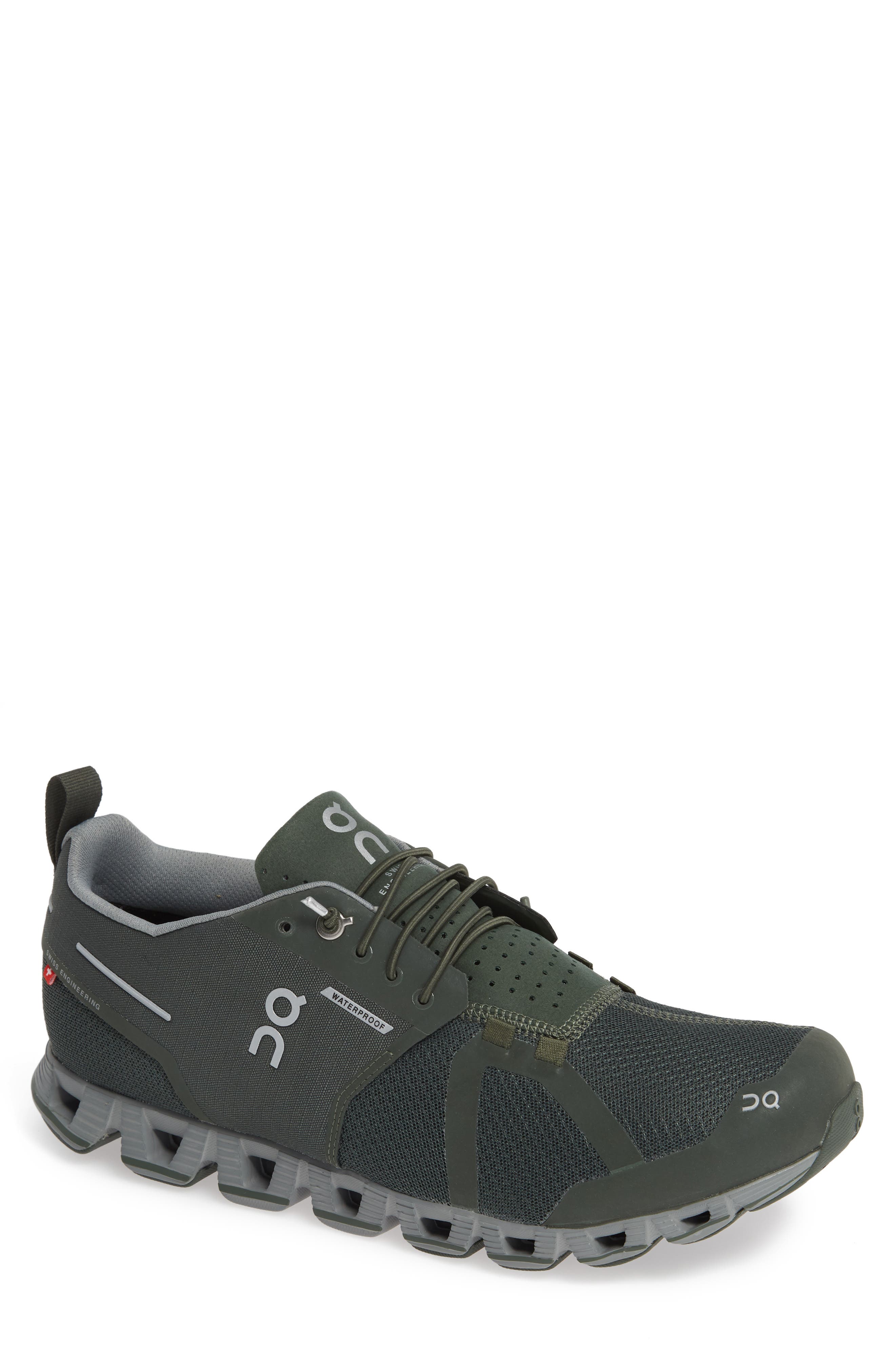 Cloud Waterproof Running Shoe - Men, Main, color, FOREST/LUNAR