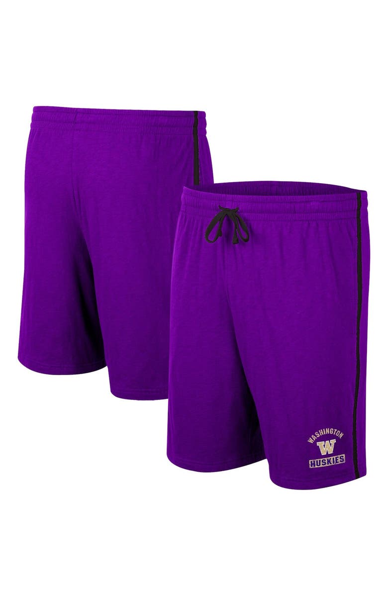 COLOSSEUM Men's Colosseum Purple Washington Huskies Thunder Slub Shorts, Main, color,