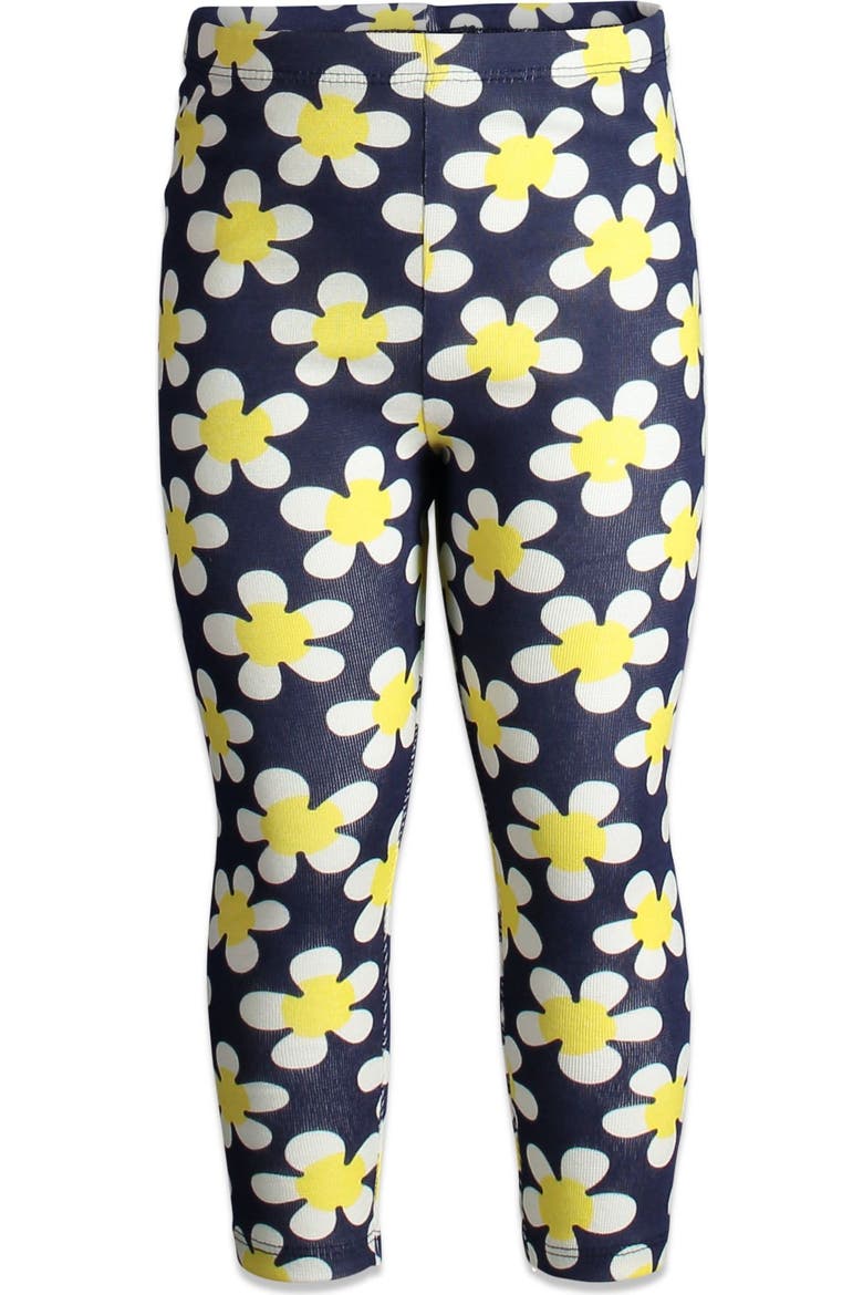 Minnie Mouse 2-Piece T-Shirt and Leggings Set, Alternate, color, Yellow Navy Daisy
