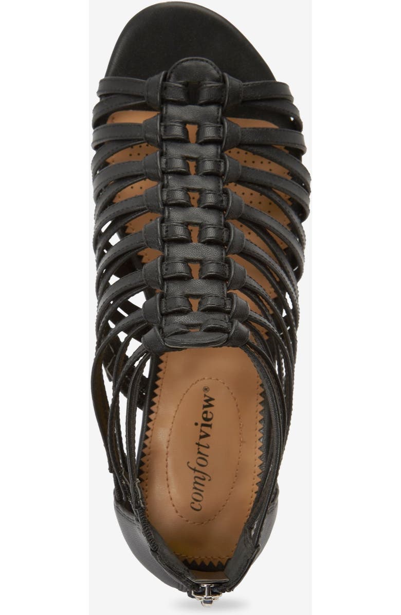 Comfortview The Helen Sandal, Alternate, color, Black