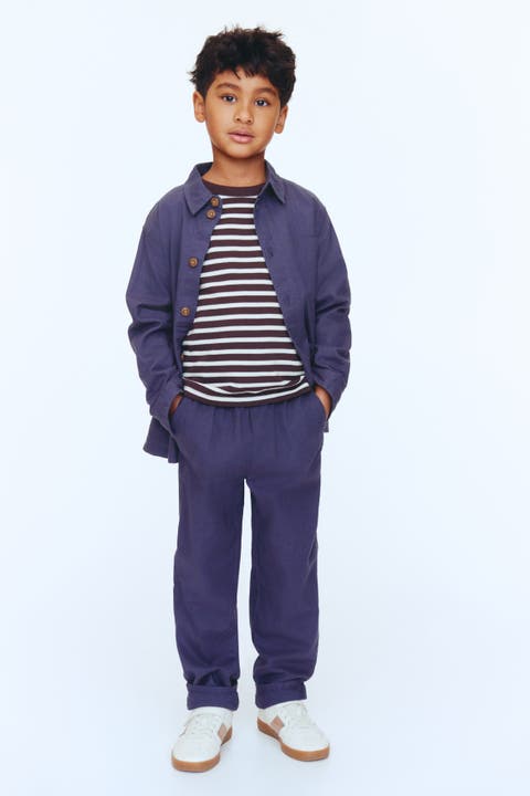 Linen-blend Trousers