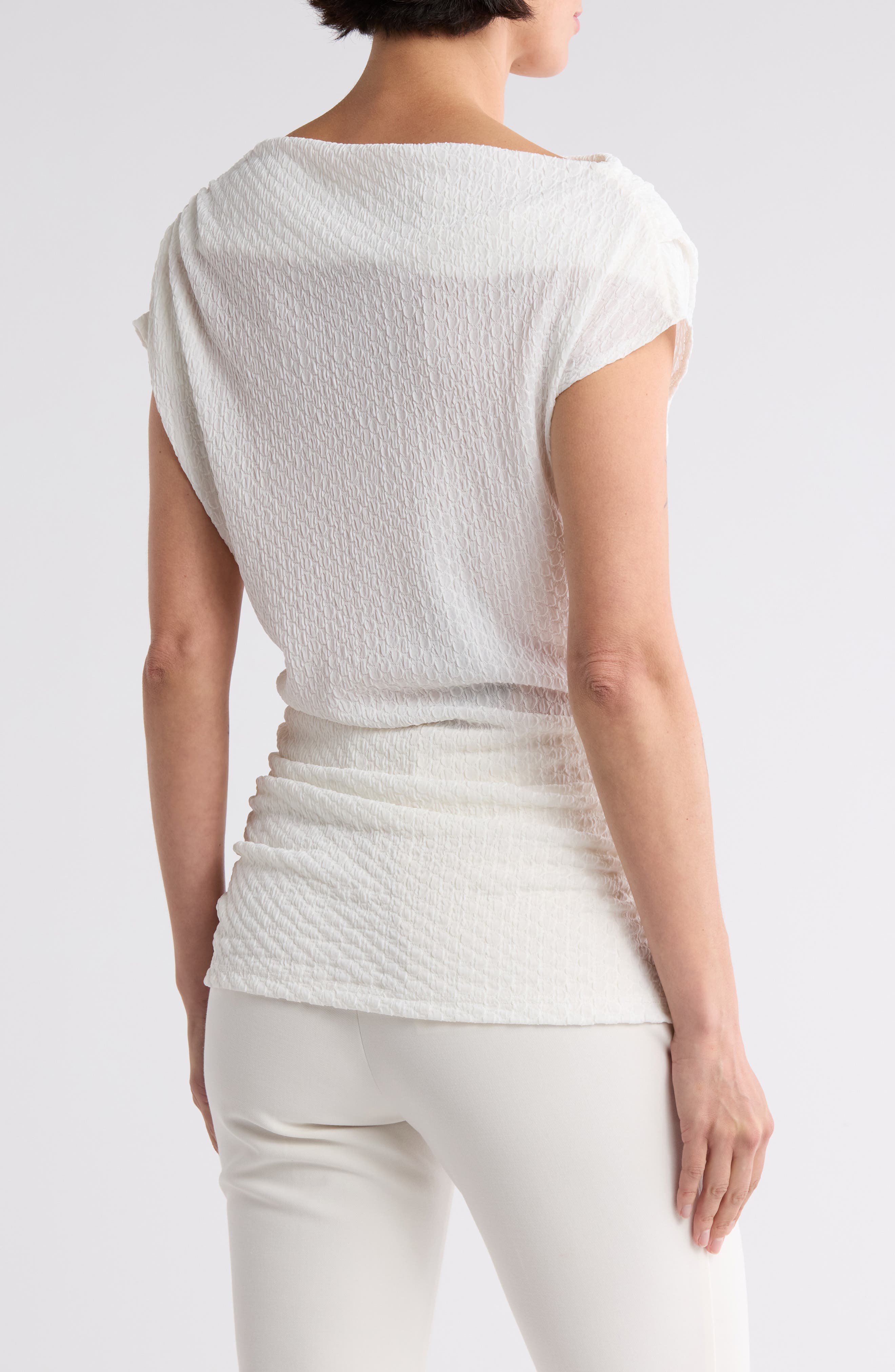 Asymmetrical Ruched Top - image 4