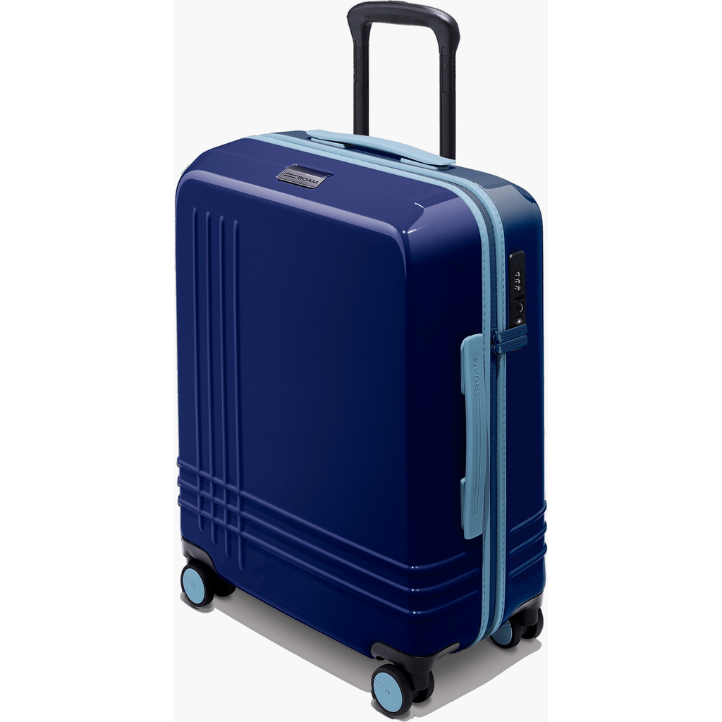 Roam Luggage Large Expandable Carry-on Luggage In Blue