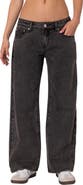 EDIKTED Raelynn Washed Wide Leg Jeans