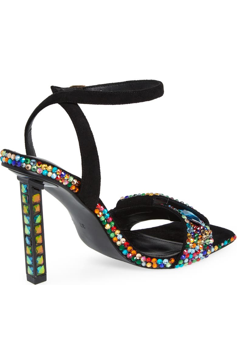 AZALEA WANG Discoball Ankle Strap Sandal, Alternate, color,