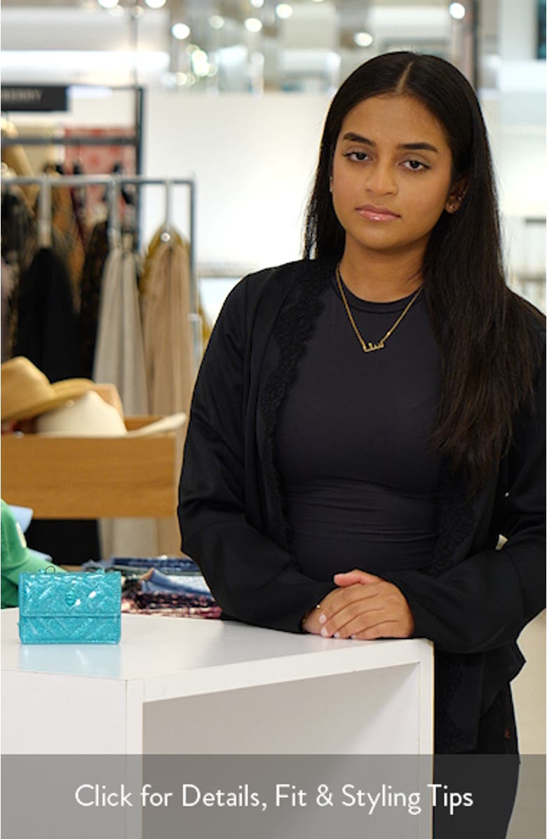 Micro Kensington Drench Convertible Leather Shoulder Bag, sales video thumbnail