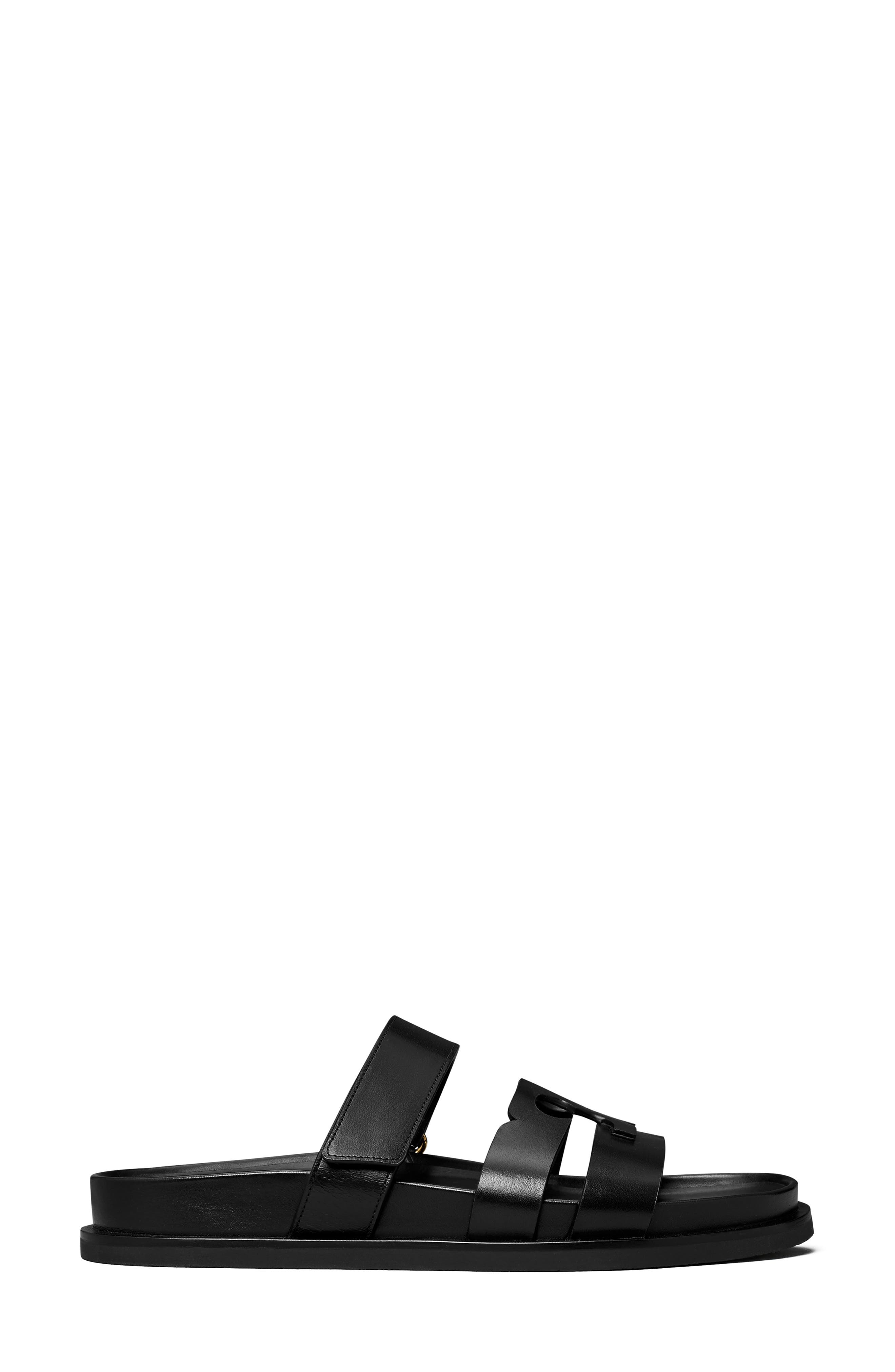 Tory Burch Ines Sport Slide Sandal, Alternate, color, Perfect Black