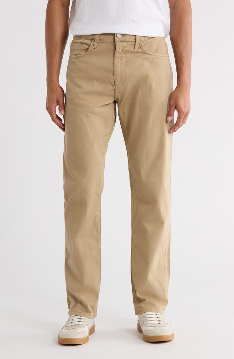 Mavi Jeans Zach Straight Leg Twill Pants, Main, color, Macaroon Twill