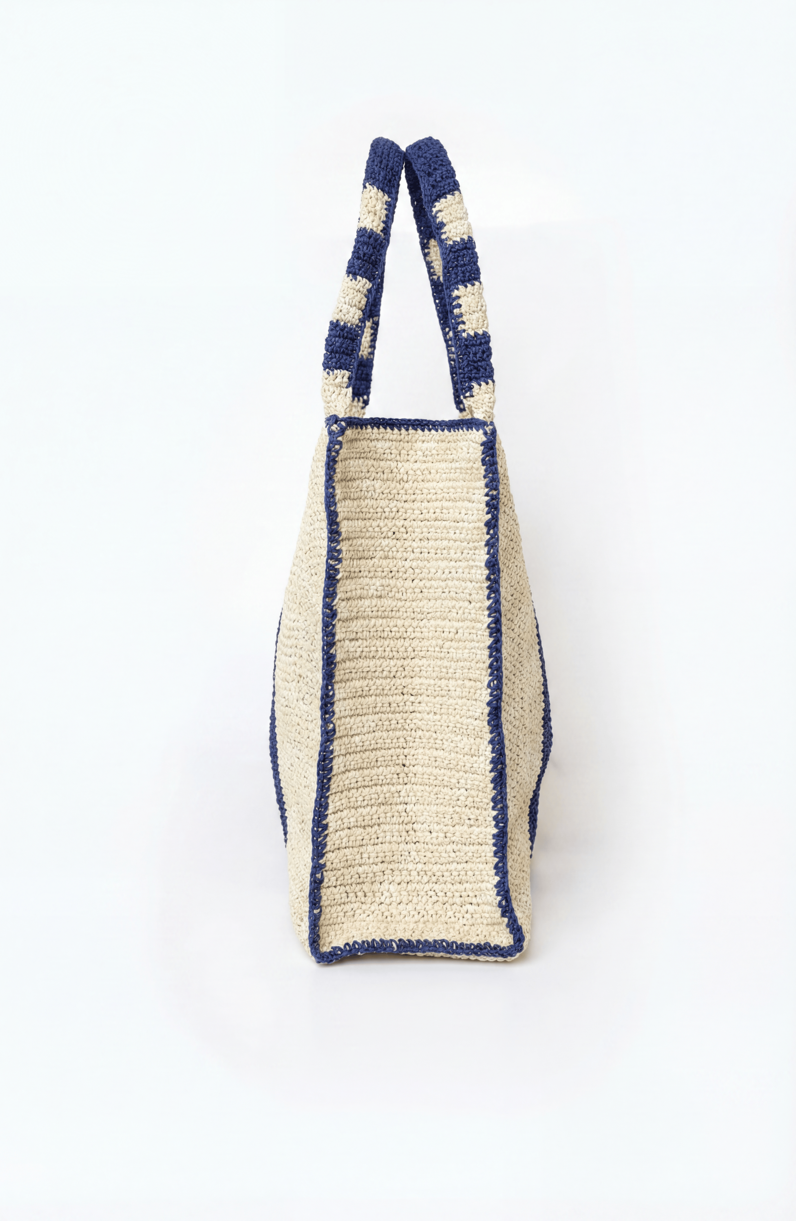 JURGI Multi Stripe Beach  Bag, Alternate, color, Navy Stripe