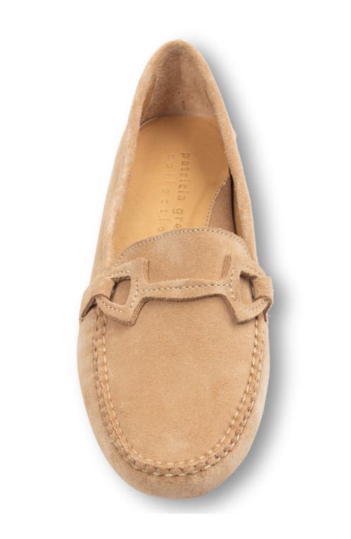 Shop Patricia Green Jane Bit Loafer In Tan Suede