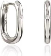 Mazin Jewels Simple Lock Huggies