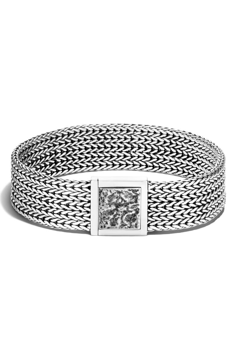 John Hardy Classic Chain Bangle, Alternate, color, Silver