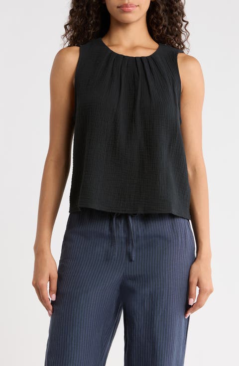 Serena Cotton Gauze Tank