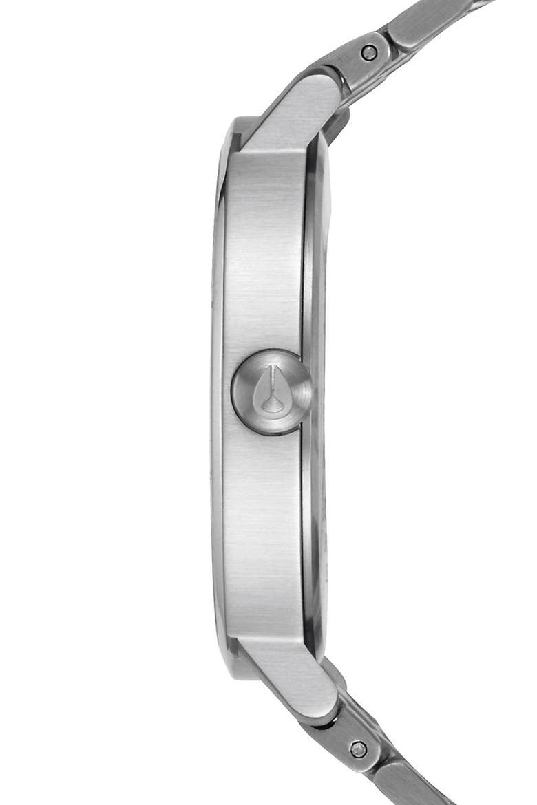 The Arrow Bracelet Watch, 38mm, Alternate, color, ALL SILVER
