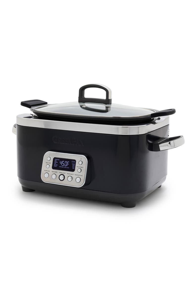 GreenPan Elite 14-in-1 6-Quart Slow Cooker, Main, color,