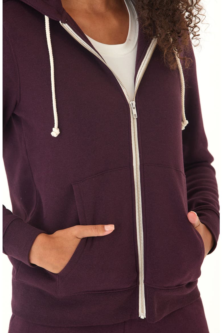 Full Zip Hoodie, Alternate, color, ULTRA MAROON