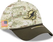 New Era Men's New Era  Camo Miami Dolphins 2025 Salute to Service 39THIRTY Flex Hat