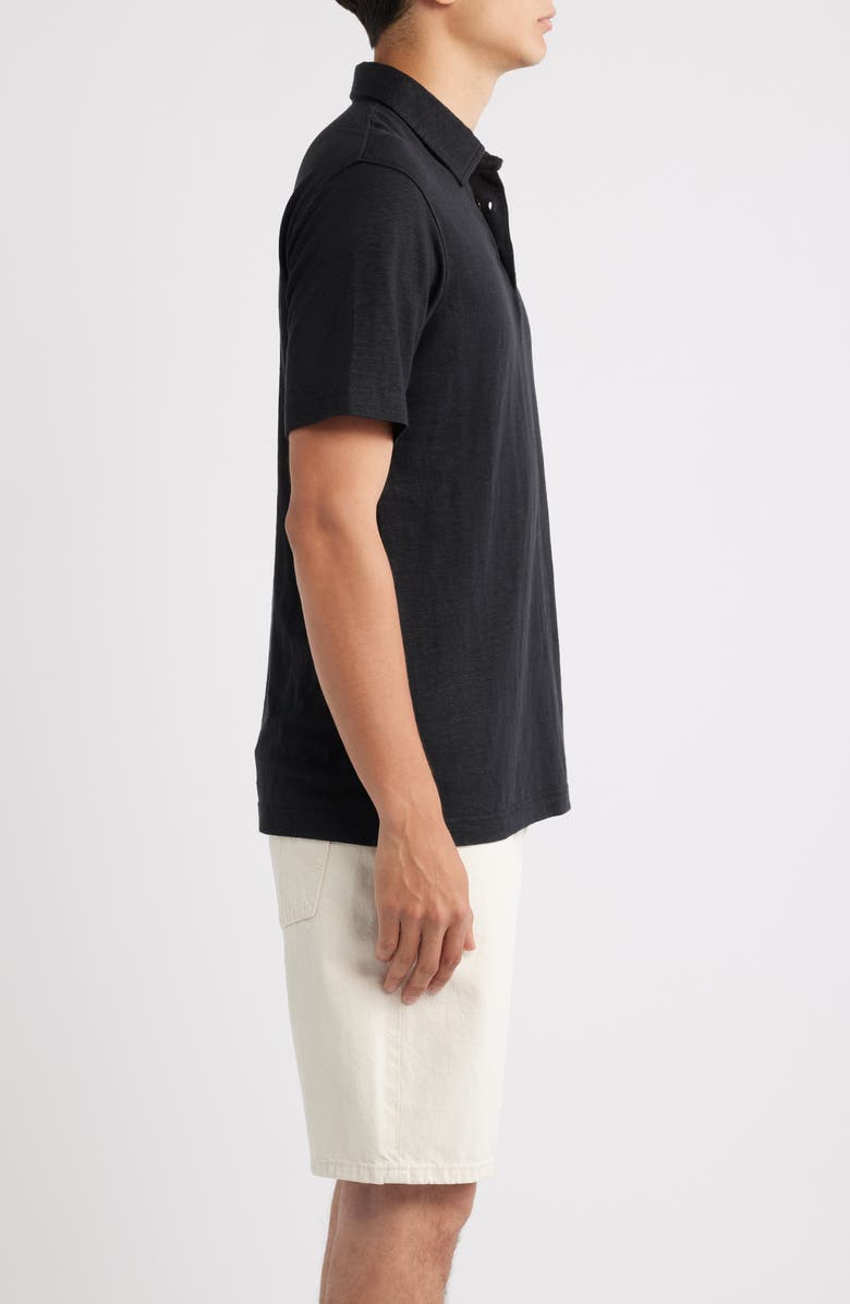 AG Bryce Stretch Cotton Polo, Alternate, color, True Black