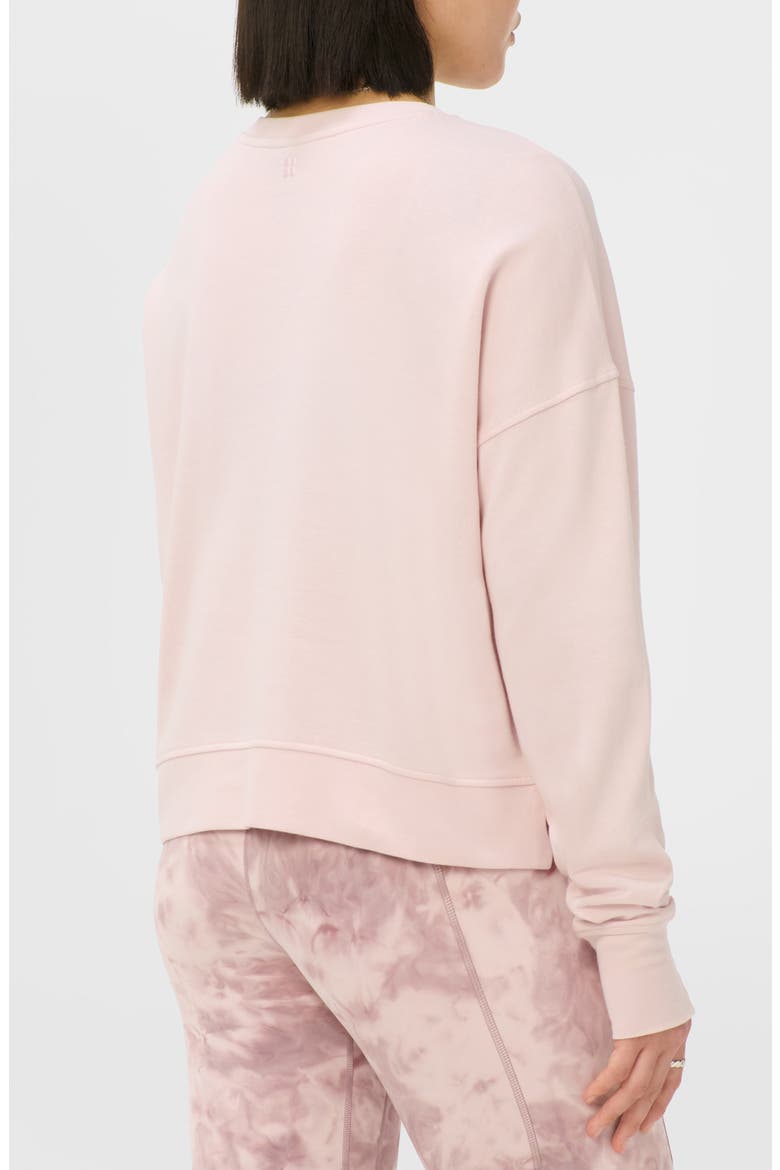 After Class Crop Sweatshirt, Alternate, color, SUNDUST PINK