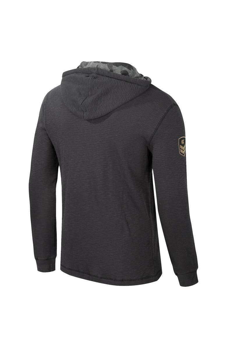 COLOSSEUM Men's Colosseum Charcoal Alabama Crimson Tide OHT Military Appreciation Henley Pullover Hoodie, Alternate, color, 