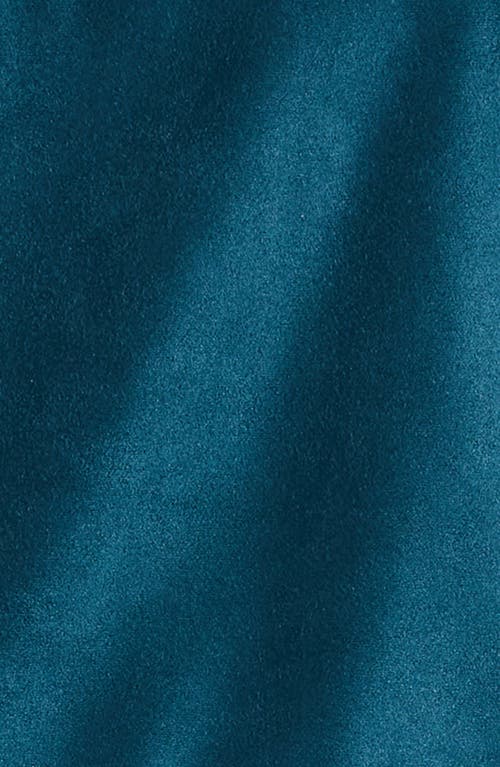 Ava & Yelly Kids' One-shoulder Ruffle Scuba Dress In Teal