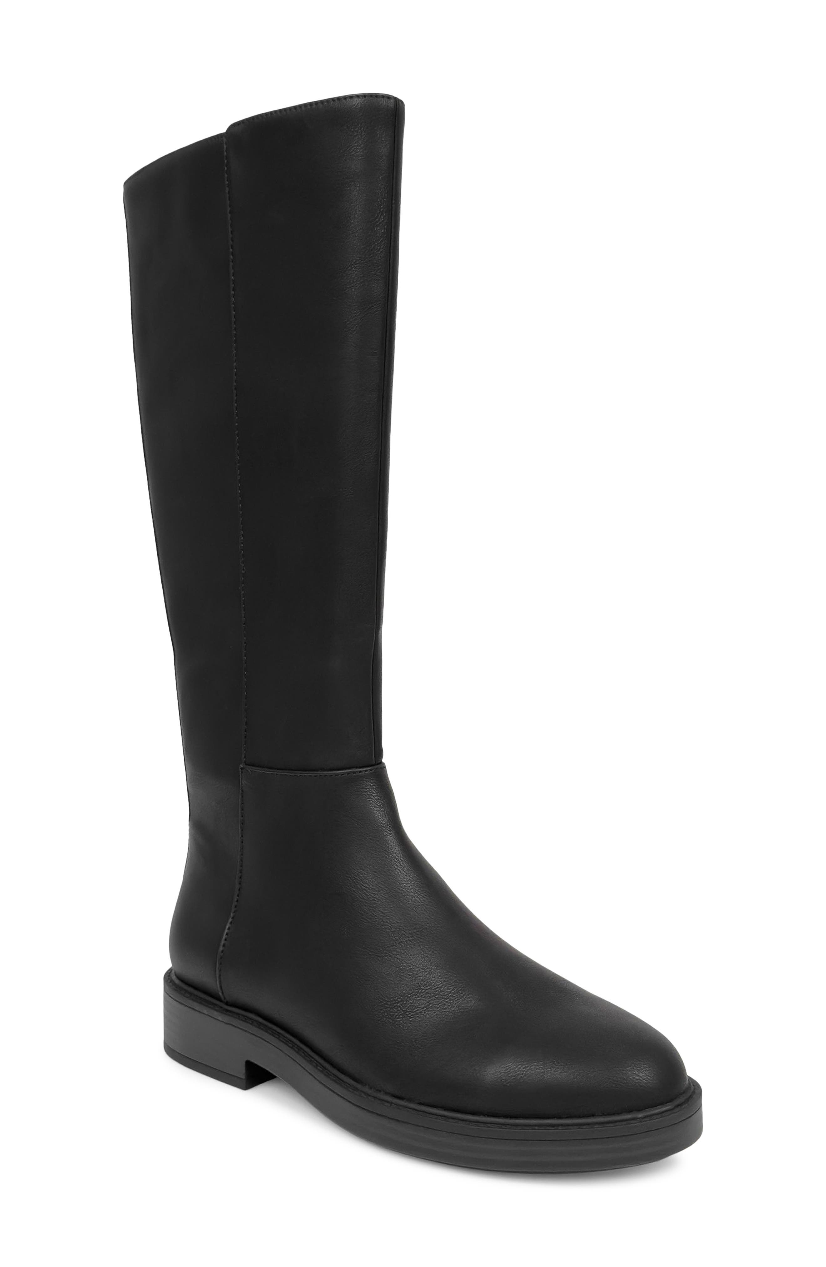 Aerosoles Prue Tall Boot, Main, color, Black Faux Leather