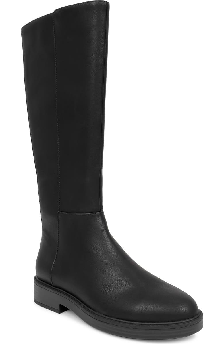 Aerosoles Prue Tall Boot, Main, color, Black Faux Leather