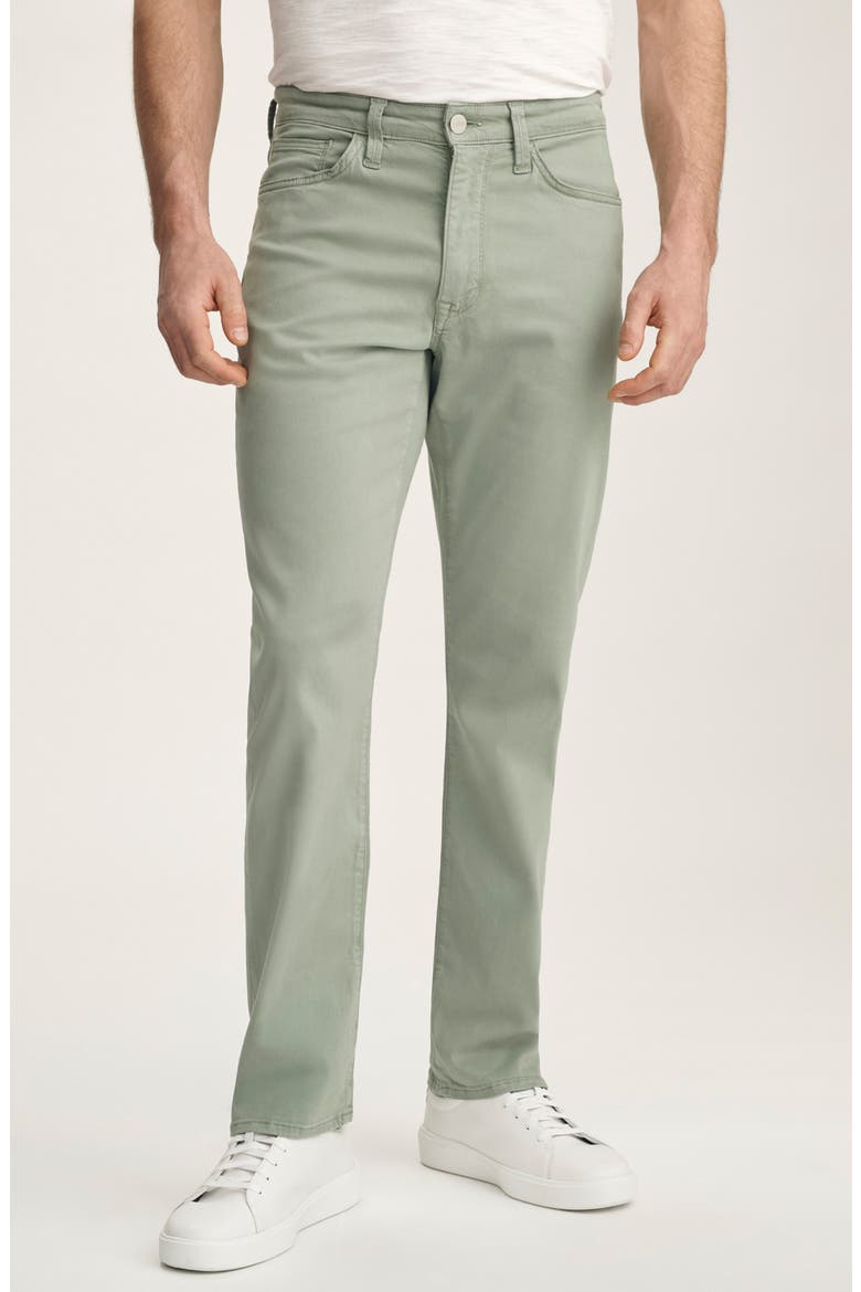 Courage Stretch Twill Straight Leg Pants, Main, color, ICEBERG GREEN TWILL