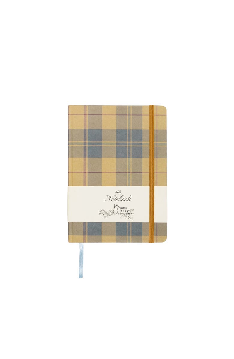 Oddli Notebook, Main, color, Blue And Yellow Plaid