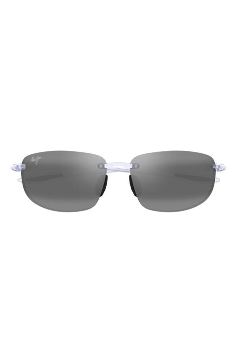 Ho'okipa 64mm Oversize PolarizedPlus2® Rectangular Sunglasses