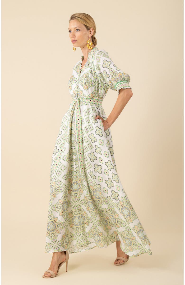 Halebob Naya Linen Maxi Dress, Alternate, color,