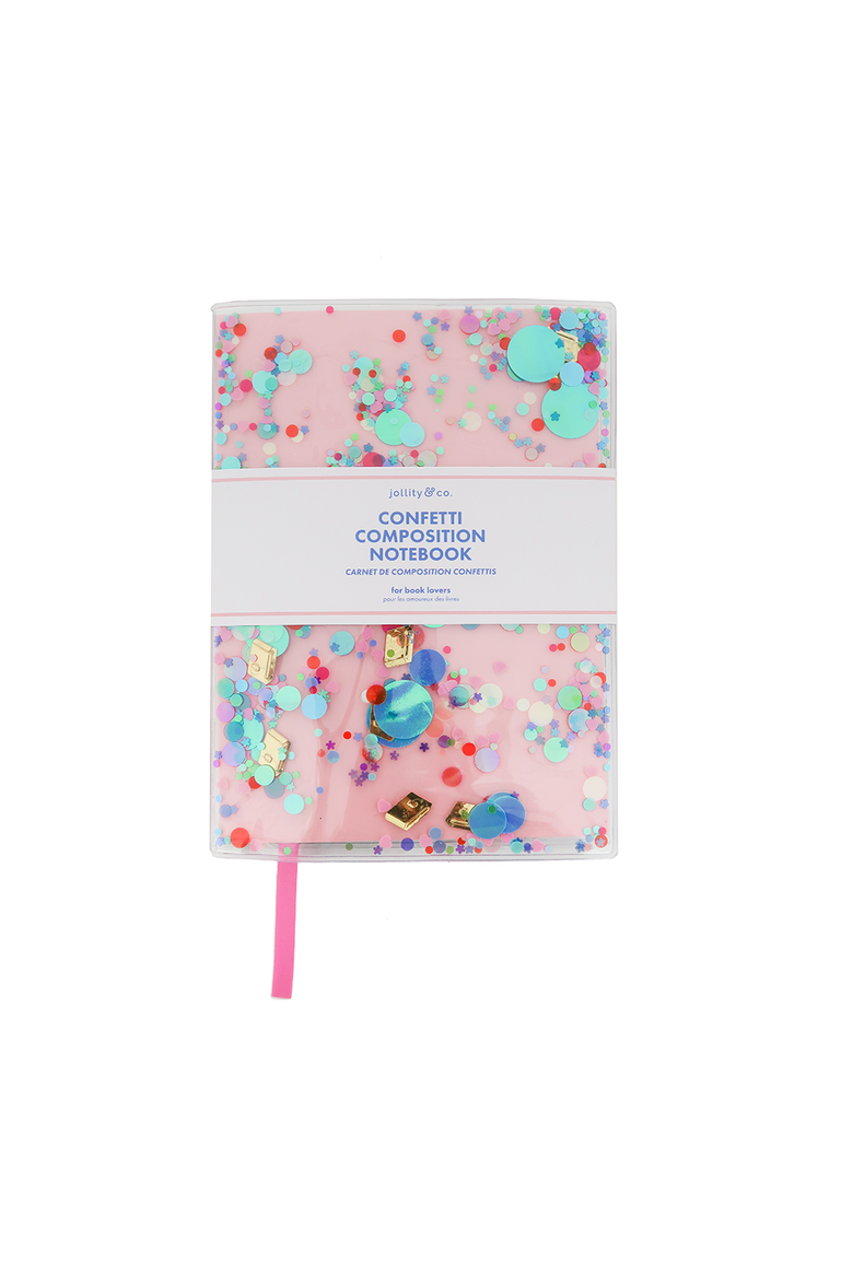 Back to School Confetti Filled Notebook, Main, color, Assorted Pre-Pack