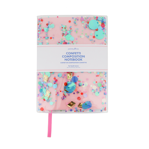 Book Club Confetti Notebook
