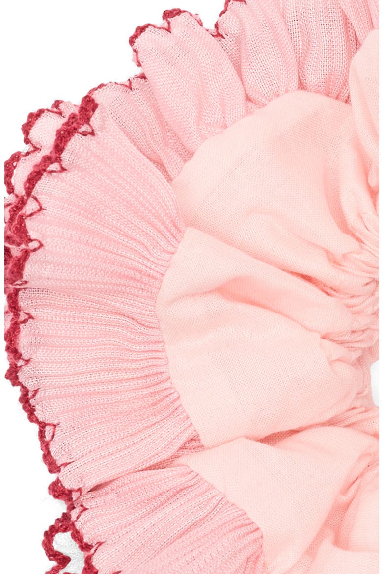 Lilo Floral Scrunchie, Alternate, color, PINK/ RED
