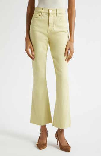 Carson Raw Hem High Waist Ankle Flare Jeans
