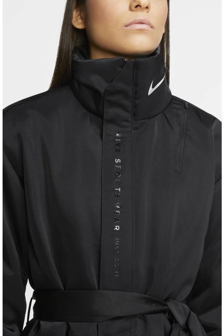 Synthetic Fill Parka, Alternate, color, BLACK/ BLACK/ WHITE