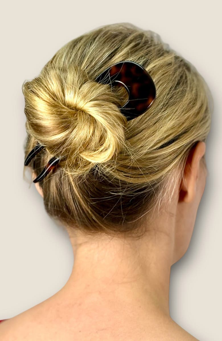 Ficcare Jada Large Chignon Stick, Alternate, color, Dark Tortoise