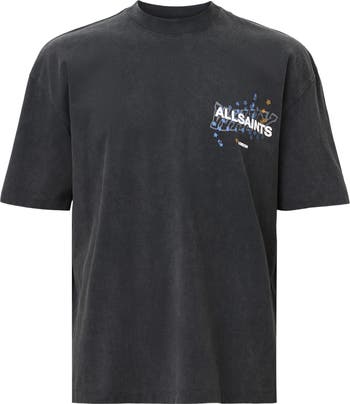 Wavy Short Sleeve Crewneck Graphic T-Shirt